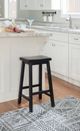 Powell® Beamon Black Bar Stool-1