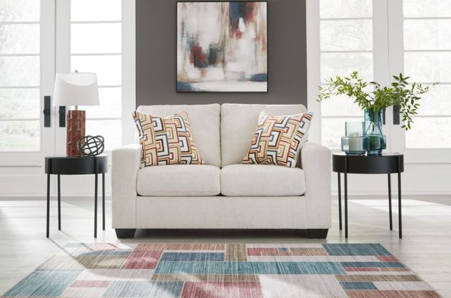 Signature Design by Ashley® Aviemore Stone Loveseat-4