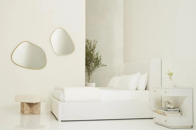 Universal Explore Home™ Tranquility Miranda Kerr Home Paris Blanc Sycamore Nightstand-1