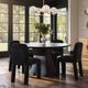 TOV Furniture Nolan Black Round Dining Table-1
