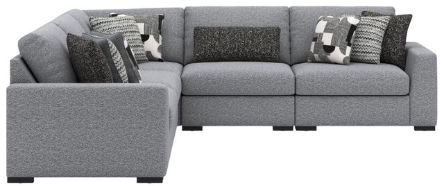 Benchcraft® Bealton 5-Piece Pepper/Salt L-Shape Sectional-1