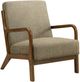 Monarch Specialties Inc. Light Brown/Walnut 34" Accent Chair-0