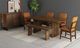 Elements International Brisbane Bozeman Brown Dining Side Chair-1