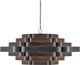 Currey & Company Bunny Williams Bailey Contemporary Gold Leaf/French Black Chandelier-2
