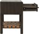 Modus Furniture Dorsey Basalt Gray 1-Drawer Nightstand-4
