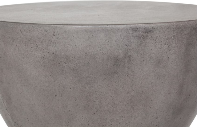 Moe's Home Collection Hourglass Dark Grey Concrete Outdoor Stool-2