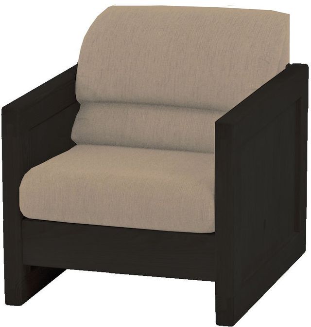 Crate Designs™ Furniture Espresso Arm Chair-0