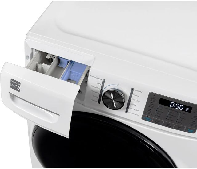 Kenmore® 4.5 Cu. Ft. White Front Load Washer with Accela Wash®   -3