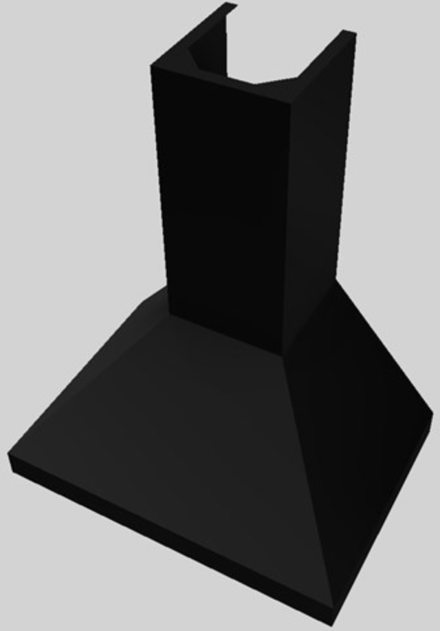 Vent-A-Hood® 30" Black Wall Mounted Range Hood-3