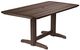 C R Plastics 72" Chocolate Rectangular Dining Table-0