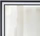Stylecraft Black/White Beveled Framed Wall Mirror-1