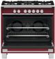 Fisher & Paykel 36" Red Pro Style Natural Gas Range-1