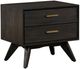 Armen Living Brown Nightstand-0