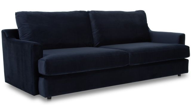 Moe's Home Collection Alvin Nightfall Blue Velvet Sofa-0