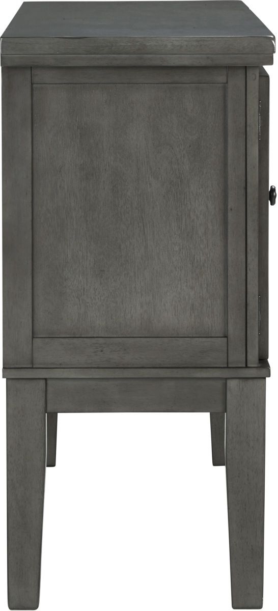 Signature Design by Ashley® Hallanden Antiqued Gray Dining Server-2
