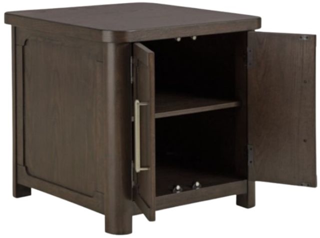 Signature Design by Ashley® Breckington Dark Brown Rectangular End Table-2