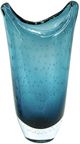 A & B Home Blue Glass Belling Vase-0