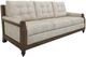 International Furniture Direct Xel-Ha II Dark Hay Brown/Ivory Sofa-0