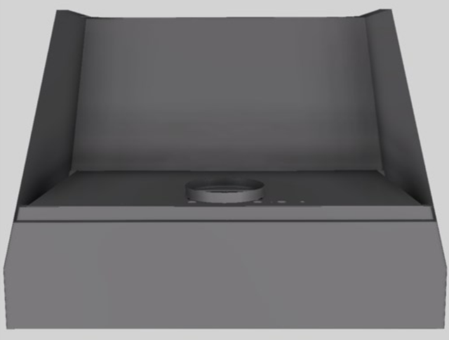 Vent-A-Hood® Designer Series 42" Gunsmoke Wall Mounted Range Hood-2