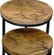 StyleCraft 2-Piece Black/Brown Winter Road Nesting Table Set-1