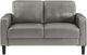 Coaster® Ruth Gray Upholstered Track Arm Loveseat-1