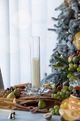 A & B Home Clear 15" Candle Holder-1