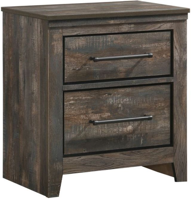 Coaster® Ridgedale 4-Piece Latte/Weathered Dark Brown Queen Bedroom Set-3