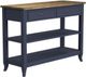 Null Furniture Mystic Navy/Toasted Almond Sofa/Media Console Table-0