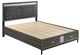Furniture of America® Voleta Gray Upholstered Queen Panel Storage Bed-0