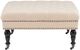 Linon Isabelle Natural Tufted Accent Ottoman-3