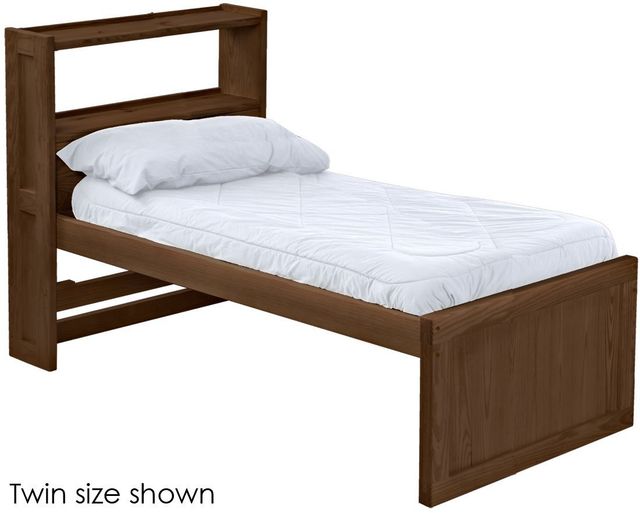 Crate Designs™ Furniture Brindle Twin Captain's Youth Bookcase Bed-0