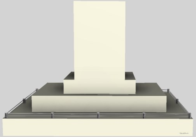 Vent-A-Hood® 48" Biscuit Contemporary Island Range Hood-0
