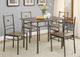 Coaster® Anna 5-Piece Dark Bronze Rectangular Dining Set-1