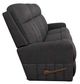 La-Z-Boy® Finley Chocolate Leather Manual Wall Reclining Sofa-2