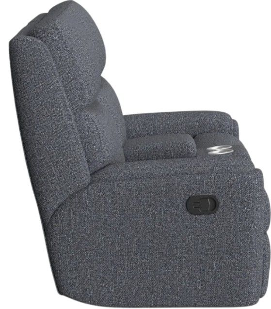 Flexsteel® Customizable Rio Manual Reclining Loveseat with Console-4
