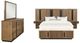 Coaster® Terrace 5-Piece Ash Brown California King Panel Bedroom Set-0