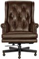 Hooker® Furniture EC Charleston Old Saddle Cocoa Executive Swivel Tilt Office Chair-1