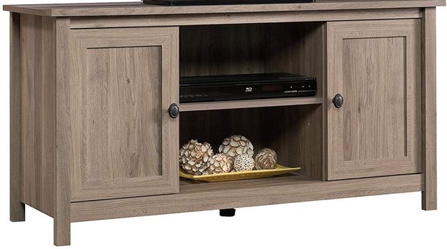 Sauder® County Line® Salt Oak® TV Stand-0