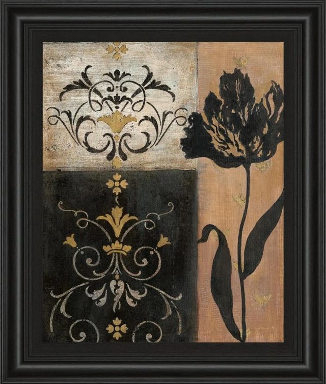 Classy Art Tulip Silhouette by Tava Studio Wall Art-0