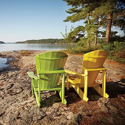 C.R. Plastic Generation Line Kiwi Classic Adirondack Outdoor Chair-1