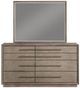 Coaster® Durango Washed Oak Dresser and Mirror-1