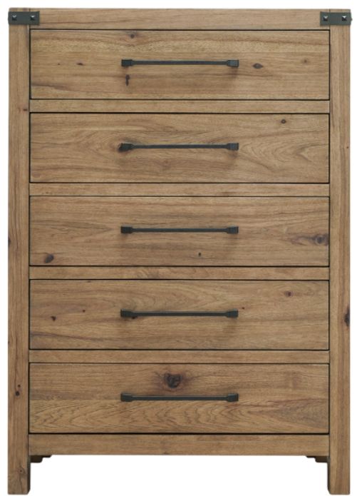 Benchcraft® Ridgester Light Brown Chest-3