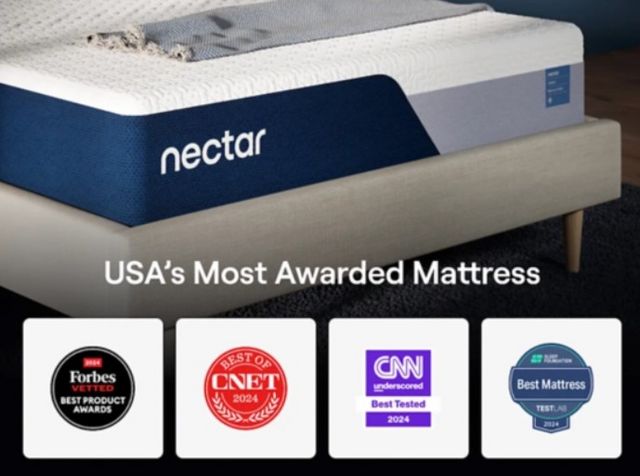 Nectar Classic 5.1 Memory Foam 12" Firm Tight Top Queen Mattress in a Box-6
