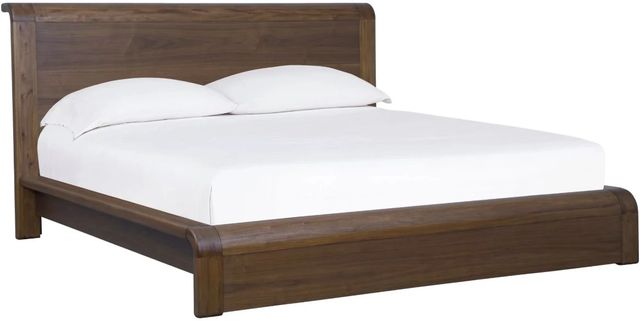 Modus Furniture Totes English Walnut Full Platform Panel Bed-0