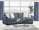 Peak Living 2-Piece Navy Cuddler Sofa-1