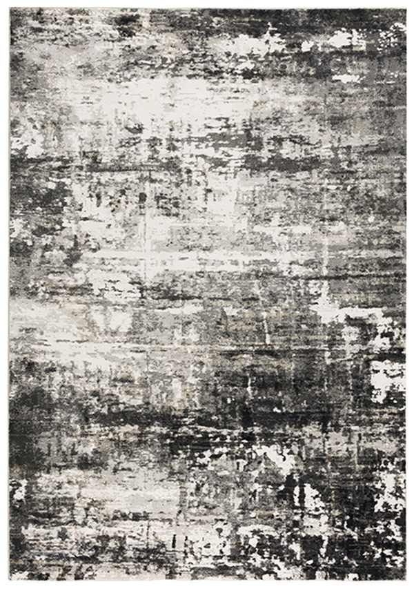Rizzy Home Calabria Neutral/Black 5'x8' Rectangular Rug-0