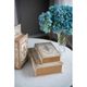 A & B Home 4-Piece Beige/Brown Book Box Set-5
