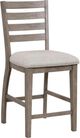 Bernards Will Beige/Brown Upholstered Counter Stool-0