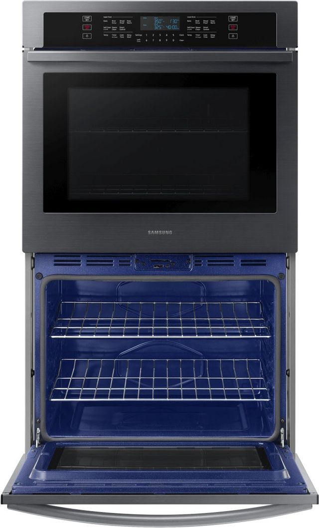 Samsung 30" Fingerprint Resistant Black Stainless Steel Electric Built In Double Oven-2