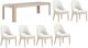 Liberty Furniture South Bend 7-Piece Cloud White/Gravel Rectangular Dining Set-0